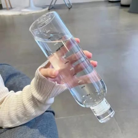 مطرة الماء الزجاج القوي الشفاف