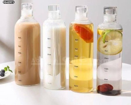 مطرة الماء الزجاج القوي الشفاف الحافظ للحرارة